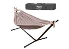 Garden hammock with frame two-person swing rack hammock stand large strong 200cm 150kg 1