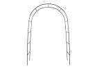 Garden pergola arch holder for roses flowers ivy creepers metal 240 x 140 cm 8