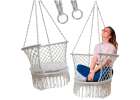 Garden swing Stork's nest with backrest grey 80 cm 150 kg 1