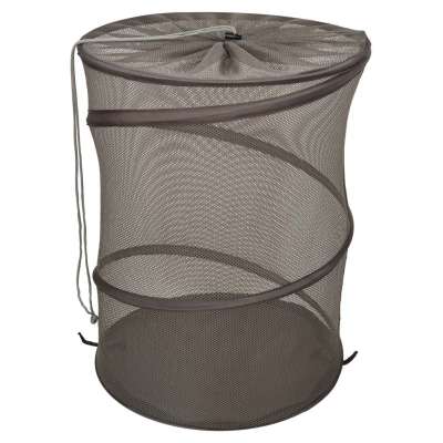 Hanging laundry basket folding clothes hamper