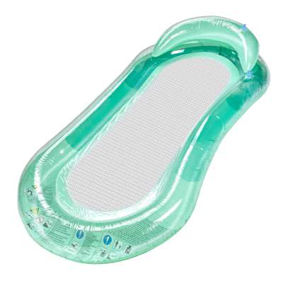 Inflatable swimming pool water mattress with net turquoise BESTWAY 43103
