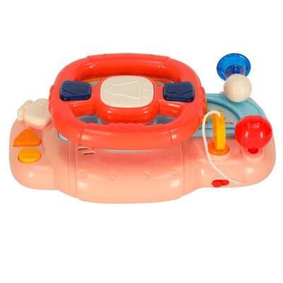 Interactive steering wheel music sounds pink