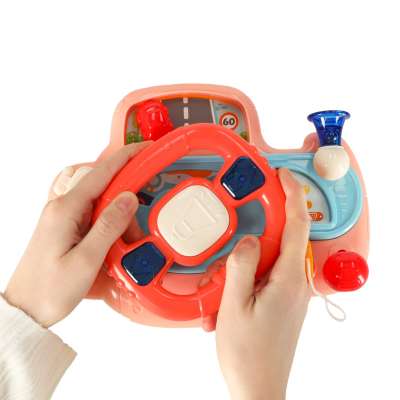 Interactive steering wheel music sounds pink