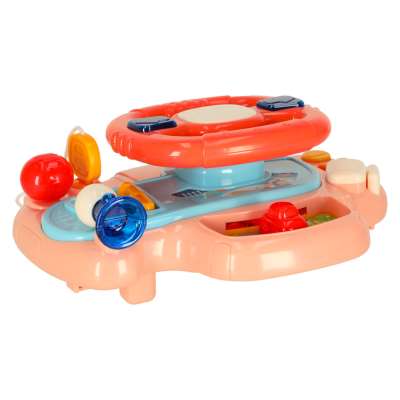 Interactive steering wheel music sounds pink