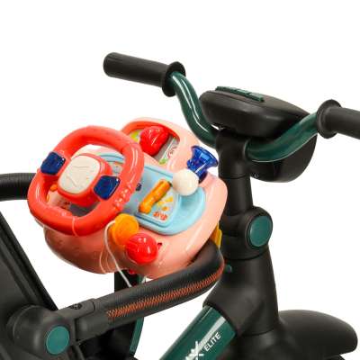 Interactive steering wheel music sounds pink