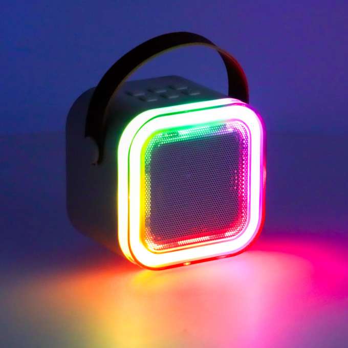Karaoke speaker 2 microphones pink