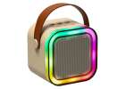 Karaoke speaker with microphone gold 4