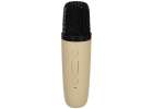 Karaoke speaker with microphone gold 8