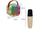 Karaoke speaker with microphone gold 11