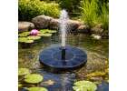 LUARO Solar fountain for pond pond garden floating pump garden 16cm 4