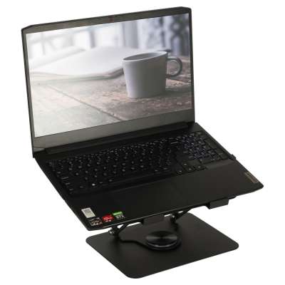 Laptop holder stand rotatable adjustable