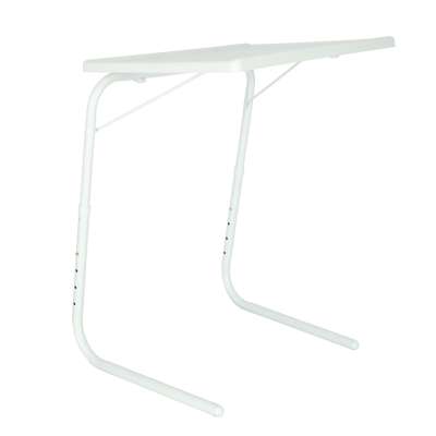 Laptop side table foldable 52x40cm white