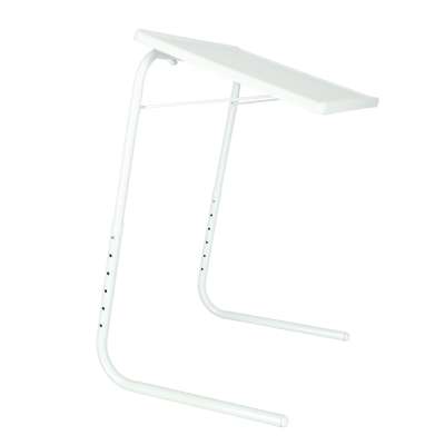 Laptop side table foldable 52x40cm white