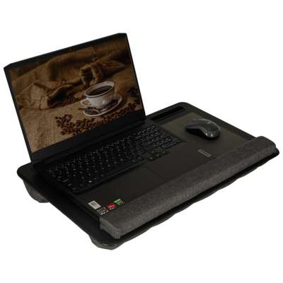 Laptop table for bed stand black