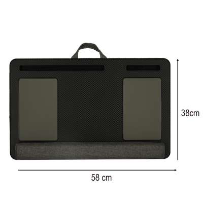 Laptop table for bed stand black