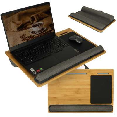 Laptop table stand wooden