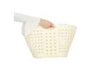 Laundry basket folding bathroom organiser white 5