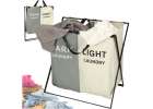 Laundry basket segregation organiser 2 compartments 1