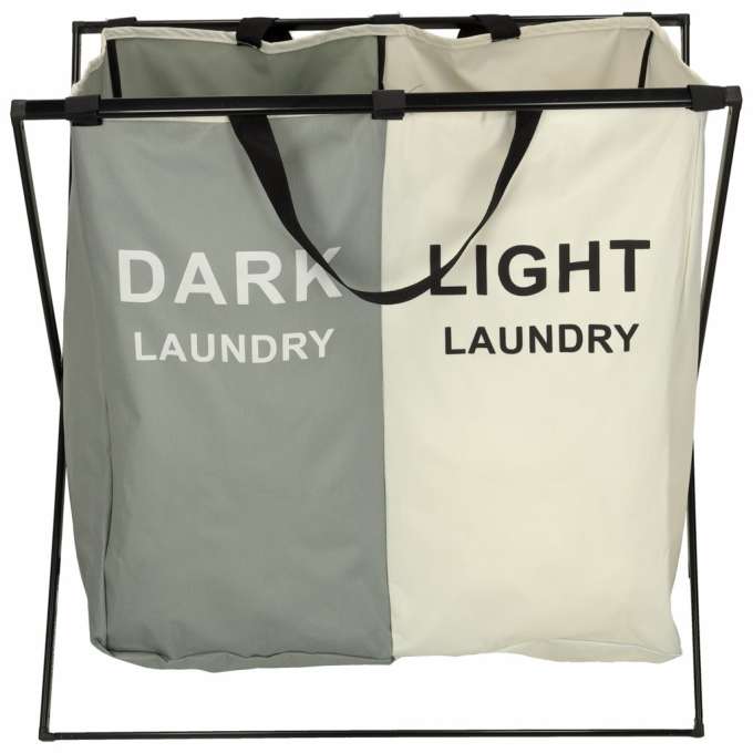 Laundry basket segregation organiser 2 compartments