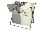 Laundry basket segregation organiser 2 compartments 7