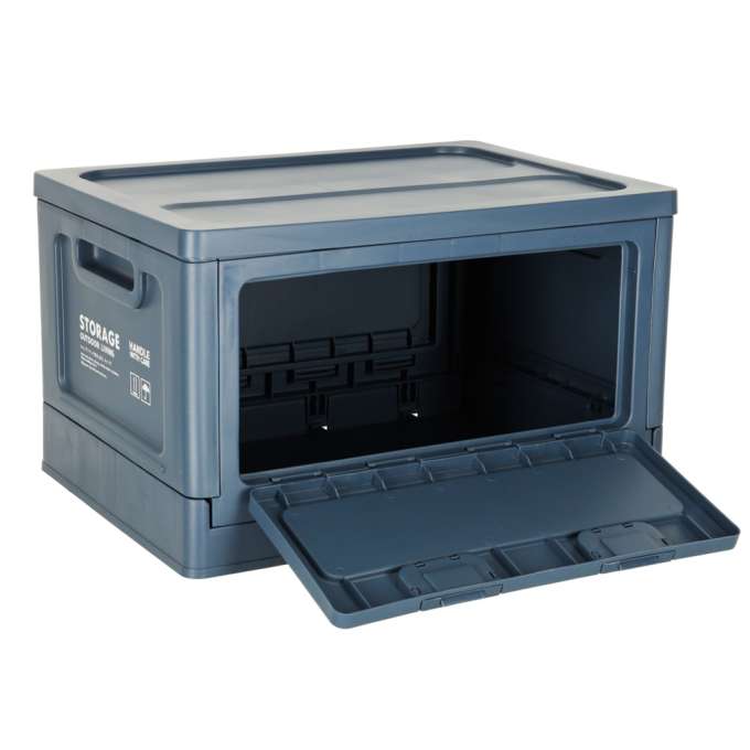 Luggage organiser camping box navy blue