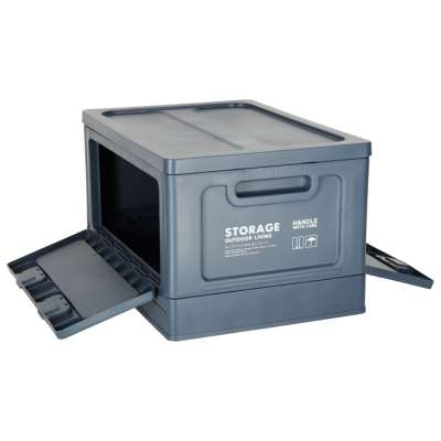Luggage organiser camping box navy blue