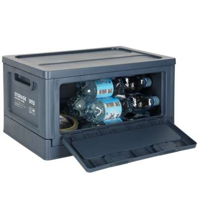 Luggage organiser camping box navy blue