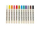 Markery akrylowe do tkanin kamieni pisaki flamastry mazaki wodoodporne DIY 12 szt. 2