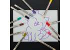 Markery akrylowe do tkanin kamieni pisaki flamastry mazaki wodoodporne DIY 12 szt. 6
