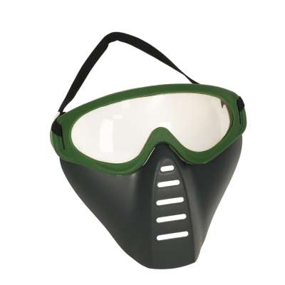 Military kit costume waistcoat rifle binoculars