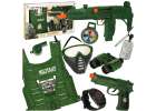 Military kit costume waistcoat rifle binoculars 1