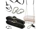 Mounting set for hammock swing strap + snap hook carabiner 300kg 1