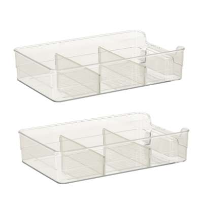 Multi-functional organiser for desk cabinet acrylic