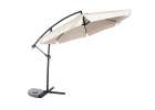 Parasol ogrodowy LUARO duży składany z wysięgnikiem 290cm beżowy 7