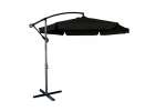 Parasol ogrodowy LUARO duży składany z wysięgnikiem 290cm czarny 4