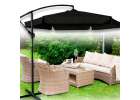 Parasol ogrodowy LUARO duży składany z wysięgnikiem 290cm czarny 7