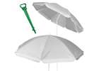 Parasol ogrodowy plażowy regulowany łamany składany UV 150cm szary 1