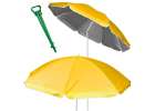 Parasol ogrodowy plażowy regulowany łamany składany UV 150cm żółty 1