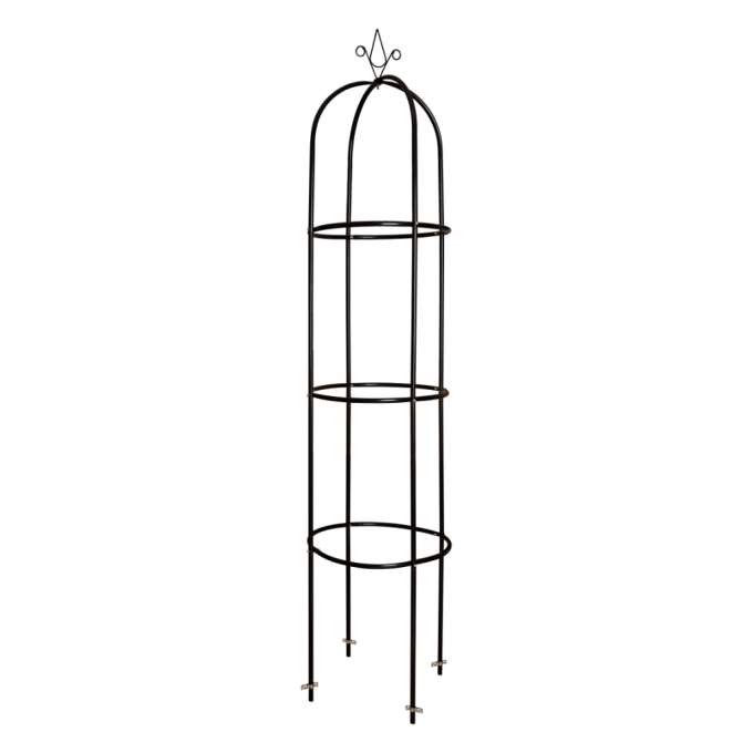 Pergola ogrodowa kolumnowa słup kolumna dzwon stojak na róże kwiaty pnące metalowa 195 cm