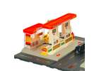 Petrol station police car park set 54el 7