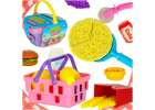 Picnic basket fast food pizza toy food 1