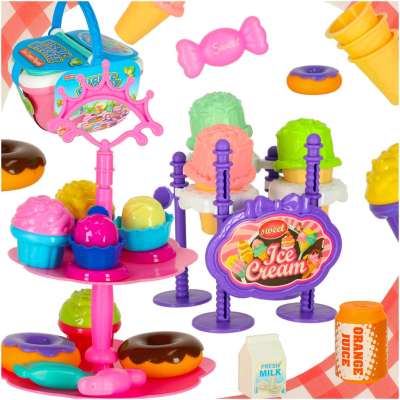 Picnic basket ice cream parlour desserts food victuals snacks for a picnic
