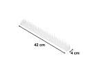 Pigeon spikes strip bird deterrent plastic dense white 8pcs 43 cm 3