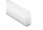 Pigeon spikes strip bird deterrent plastic dense white 8pcs 43 cm 5