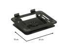 Podstawka pod laptopa regulowana 360° stolik pod laptopa ergonomiczny 11