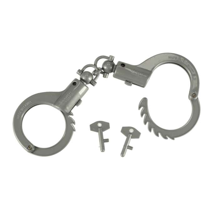 Police set pistol rifle mask handcuffs