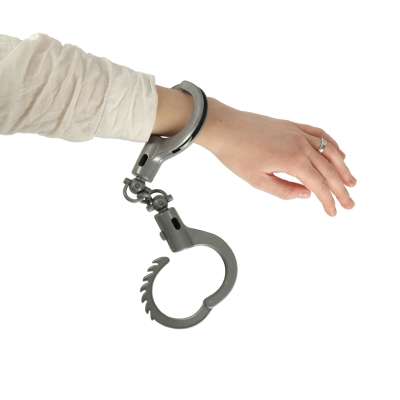 Police set pistol rifle mask handcuffs