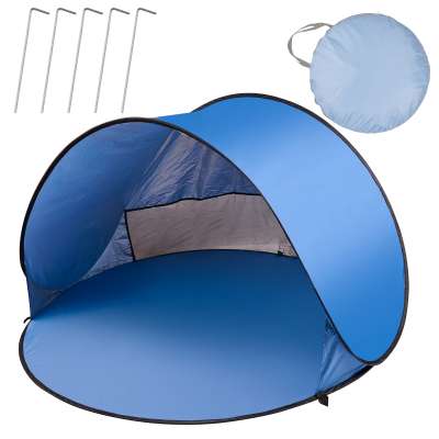 Pop up beach tent large XL 146x146cm + cover