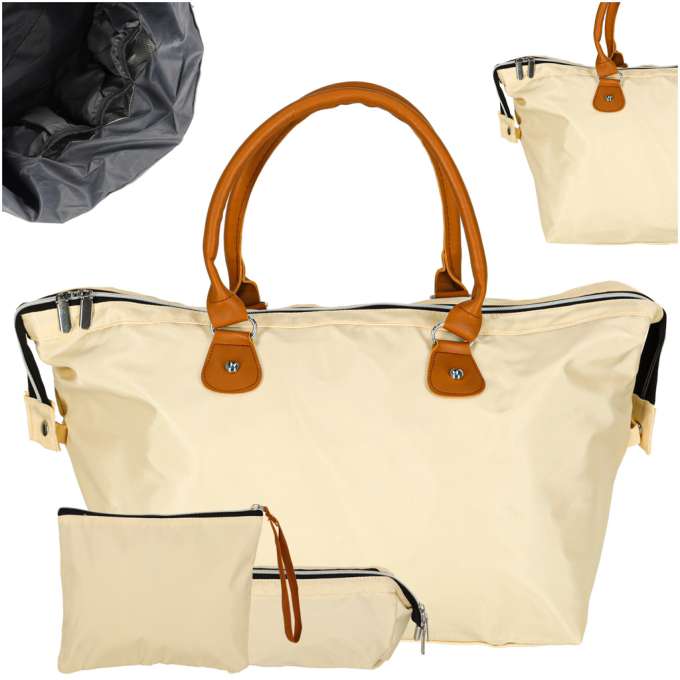 Pram bag for mum set beige