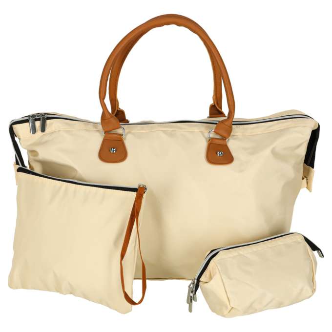 Pram bag for mum set beige